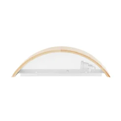 TEMAR LIGHTING Væglampe Cleo D1DR410, fyrretræ, 41 cm lang, E27