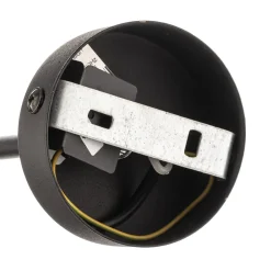 Væglampe Cubus, sort/røggrå, glas, 30 cm høj, E27^TK Lighting Clearance