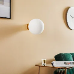 ALDEX Væglampe Dione, vægbeslag guld