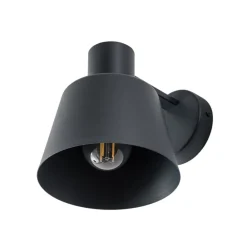Væglampe Dunka, antracit 1 lyskilde, stål, højde 17 cm^SIGMA New