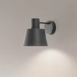 Væglampe Dunka, olivengrøn, 1 lyskilde, stål, højde 17 cm^SIGMA Clearance