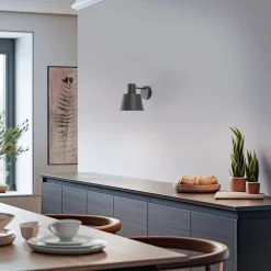 Væglampe Dunka, olivengrøn, 1 lyskilde, stål, højde 17 cm^SIGMA Clearance