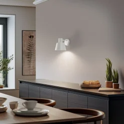 Væglampe Dunka, taupe, 1 lyskilde, stål, E27, højde 17 cm^SIGMA Online