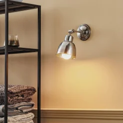 Euluna Væglamper|Væglamper>Væglampe Emoti, 1 lyskilde, krom