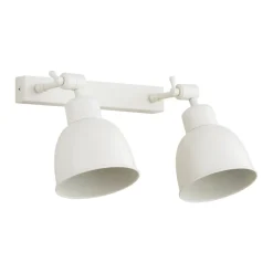 Væglampe Emoti, beige, 2 lyskilder, stål, længde 27 cm^Argon Discount