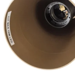 Opviq Væglampe Evander, guld, metal, højde 21 cm, E27