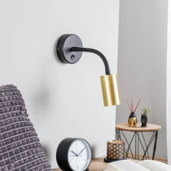 Nowodvorski Lighting Væglamper>Væglampe Eye Flex S, messing