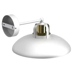 Eko-Light Væglampe Felix, hvid/guld