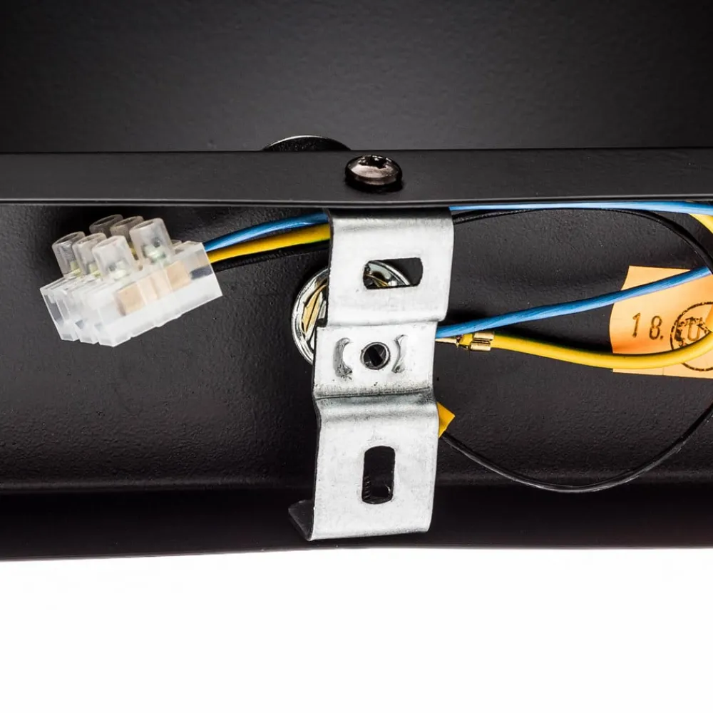 EMIBIG LIGHTING Væglampe Fold med buet skærm i sort