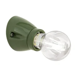 ORION Væglamper>Væglampe Frost, grøn, keramik, E27