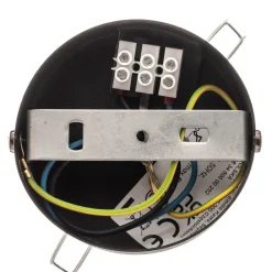 EMIBIG LIGHTING Væglampe Glassy, sort, grafit, glas, E14, Ø 14 cm