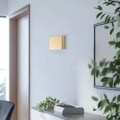 Væglampe Haga, guldfarvet, metal, 25 cm bred, G9^Nowodvorski Lighting Discount