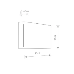 Væglampe Haga, guldfarvet, metal, 25 cm bred, G9^Nowodvorski Lighting Discount