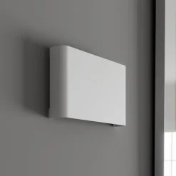 Nowodvorski Lighting Væglampe Haga, hvid, metal, G9, op/ned, 25,5 cm bred