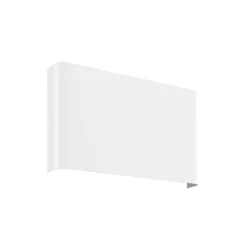 Nowodvorski Lighting Væglampe Haga, hvid, metal, G9, op/ned, 25,5 cm bred