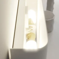 Nowodvorski Lighting Væglampe Haga, hvid, metal, G9, op/ned, 25,5 cm bred