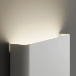 Nowodvorski Lighting Væglampe Haga, hvid, metal, G9, op/ned, 25,5 cm bred