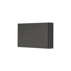 Væglampe Haga, mørkegrå, metal, 25 cm bred, G9^Nowodvorski Lighting