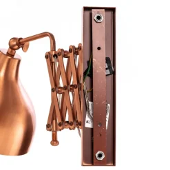 Avonni Væglampe HAP-9082-CPR med skærarme, kobber