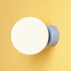 Væglampe Joel, blå/hvid, 1 lyskilde^ALDEX Online