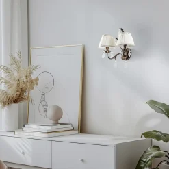 ONLI Væglampe Karen 2 lyskilder bronze