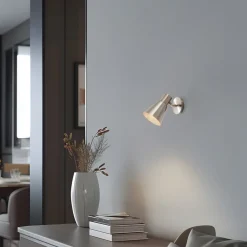 Opviq Væglamper|Væglamper>Væglampe Kem, messing, metal, højde 22 cm, E27