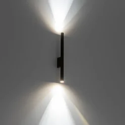 Væglampe Laser, brun, metal, 40 cm høj, G9^Nowodvorski Lighting Clearance