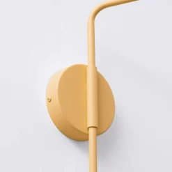 Væglampe LYS, guldfarvet, Ø 14 cm, metal, stik, E14^SOLLUX LIGHTING Hot