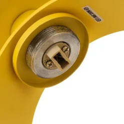 Argon Væglampe Mado i stål, gul, 1 lyskilde