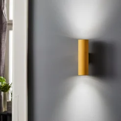 Argon Væglamper|Væglamper>Væglampe Marion, 2 lyskilder, guldfarvet