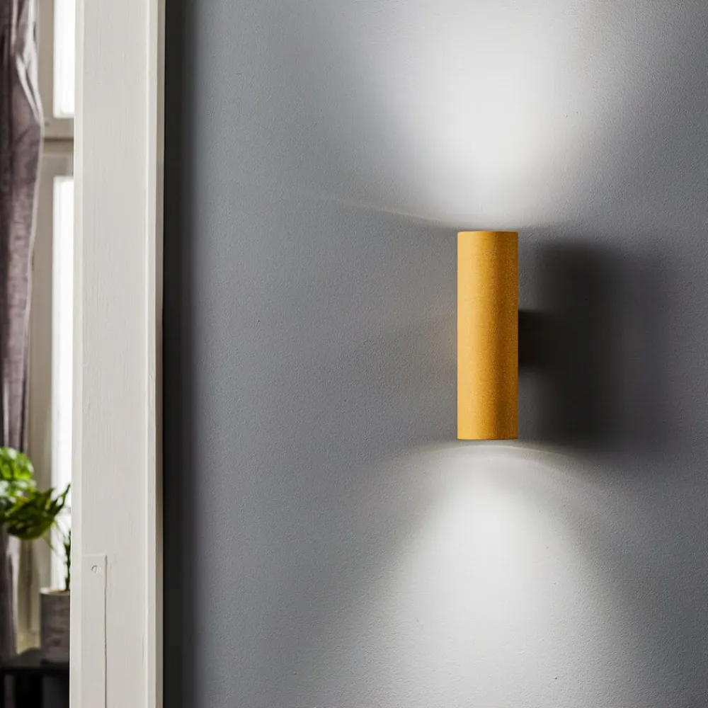 Argon Væglamper|Væglamper>Væglampe Marion, 2 lyskilder, guldfarvet