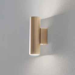 Argon Væglampe Marion Plus, guld, GU10, stål, højde 18 cm