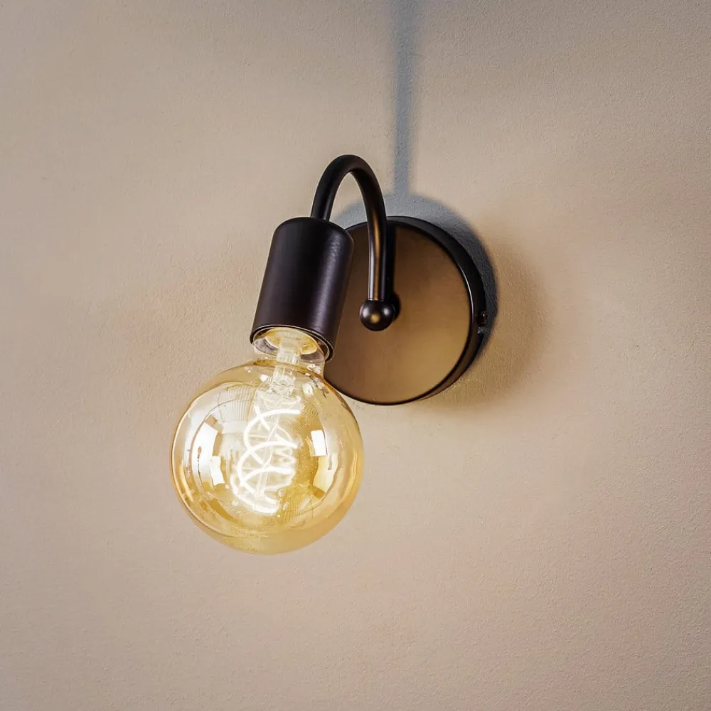 Væglampe Milo i sort uden skærm^Luminex Clearance