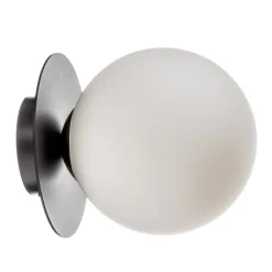 EMIBIG LIGHTING Væglampe Minerva K1 med sort metalramme