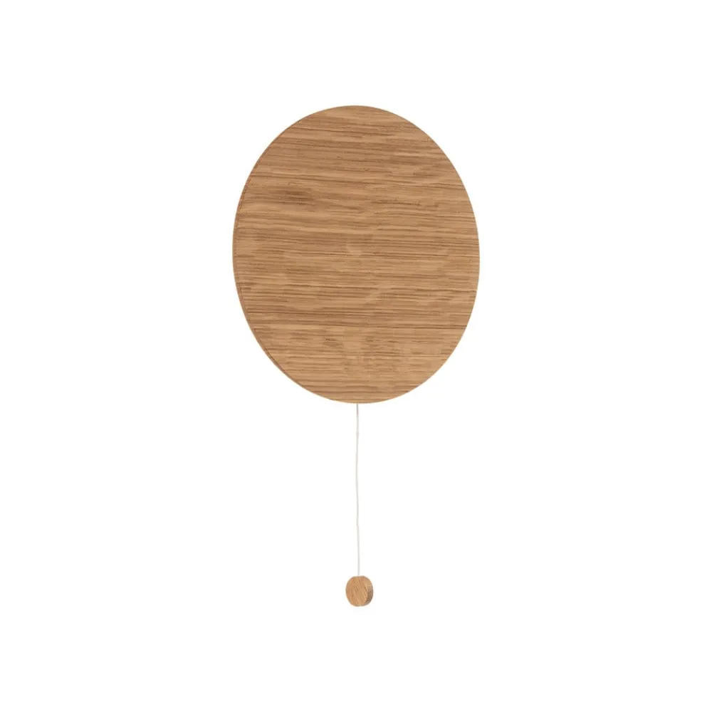 Nowodvorski Lighting Væglampe Minimal i egetræ