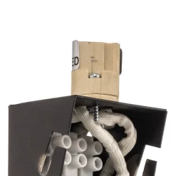 Nowodvorski Lighting Væglampe Minimal i egetræ