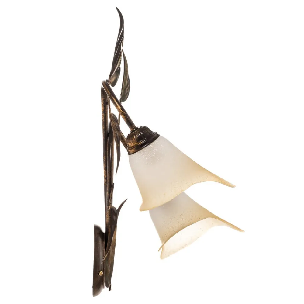 ONLI Gang|Pendellamper>Væglampe Miranda med 2 lyskilder, bronze