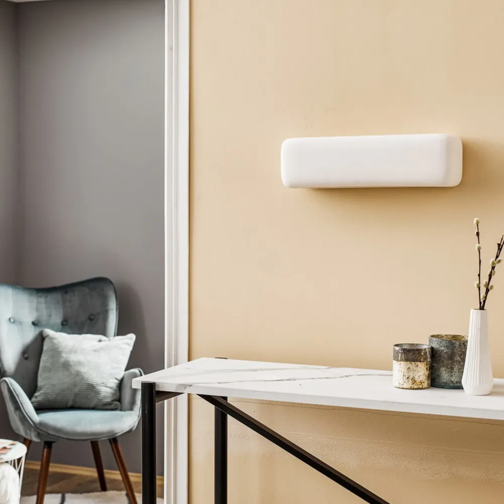 SOLLUX LIGHTING Væglamper|Væglamper>Væglampe Noris op/ned i hvid keramik