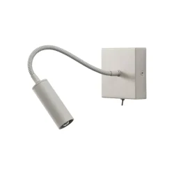 Væglampe Ojos, creme, læselampe, justerbar, 33 cm, G9^Argon Best