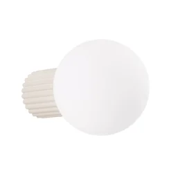 Væglampe ORBI, beige, glas/metal, Ø 12 cm, IP44, G9^SOLLUX LIGHTING Hot