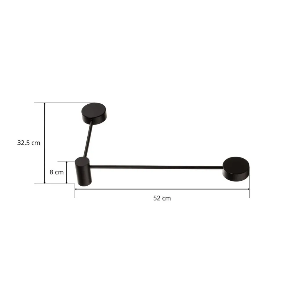 Væglampe Orbit II 20/40, sort, 2 lyskilder^Nowodvorski Lighting Sale