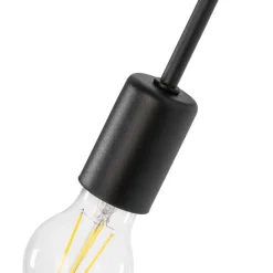 HELAM Væglampe Oxford i metal i sort