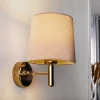 Argon Væglamper|Væglamper>Væglampe Polo, beige/mørk messing