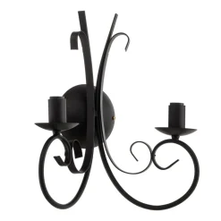 ONLI Væglampe Pompei, 2 lyskilder, sort
