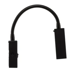 Argon Væglampe Raisio, fleksibel arm, sort