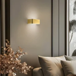 Væglampe Rauma, messing, bredde 20 cm^Euluna Online