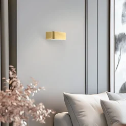 Væglampe Rauma, messing, bredde 20 cm^Euluna Online