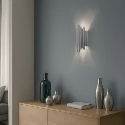 Opviq Væglampe Reis, krom, metal, højde 50 cm