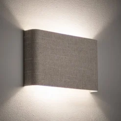 Væglampe Santana B, creme, tekstil, bredde 25 cm, G9^Nowodvorski Lighting Sale