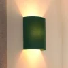 Duolla Væglamper|Væglamper>Væglampe Semi Circle, fløjl, mørkegrøn, E27